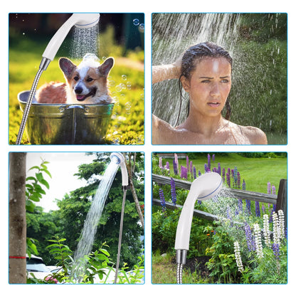 Portable Outdoor Shower Pump – USB Rechargeable for Camping, Hiking & Pet Cleaning