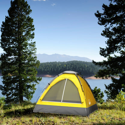 2-Person Dome Tent – Easy Setup with Rain Fly & Carry Bag for Camping & Hiking