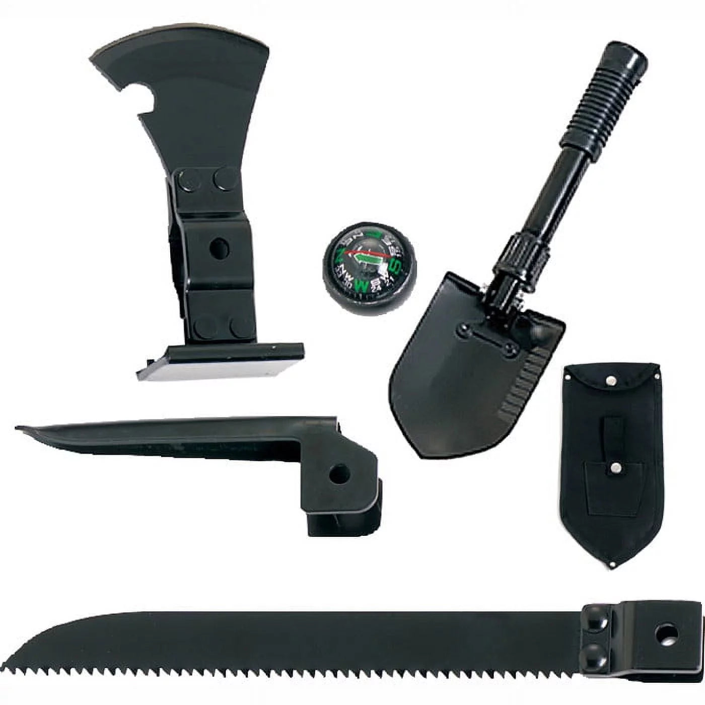 5-in-1 Multi-Purpose Outdoor Tool – Compact Survival Gear for Camping & Hiking