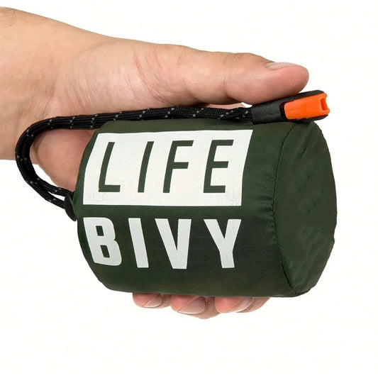 Portable Thermal Emergency Sleeping Bag – Lightweight Mylar Survival Blanket