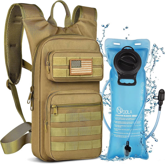 17L Hydration Backpack with 3L Water Bladder – Molle Compatible Pack for Hiking & Cycling