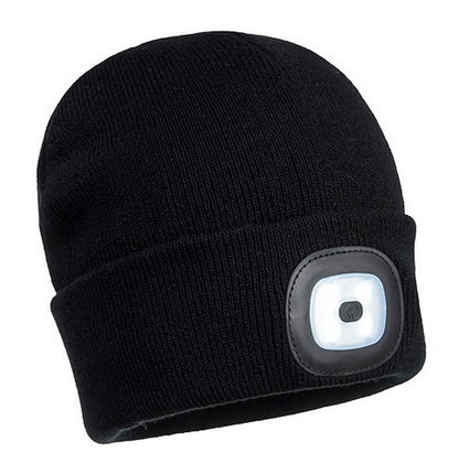 LED Beanie Hat – USB Rechargeable Headlight for Camping & Hiking