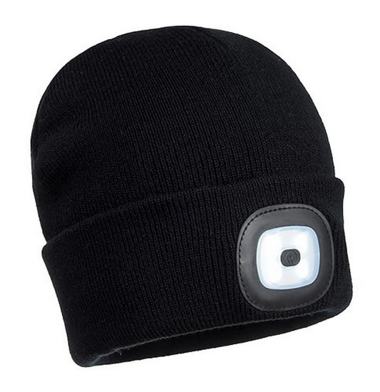 LED Beanie Hat – USB Rechargeable Headlight for Camping & Hiking